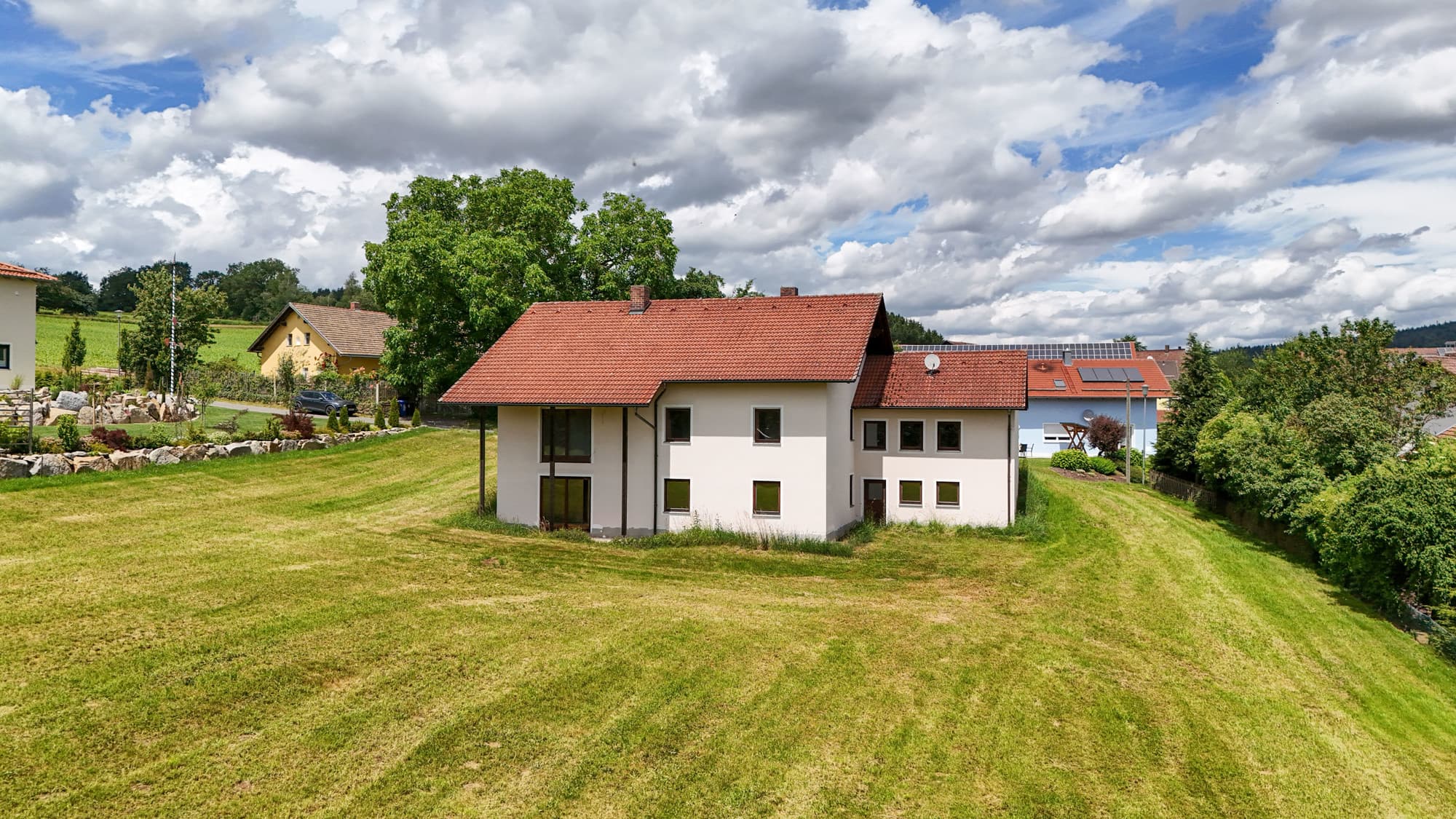 Einfamilienhaus mit Panoramablick und separatem Bauplatz in Rötz/Schatzendorf