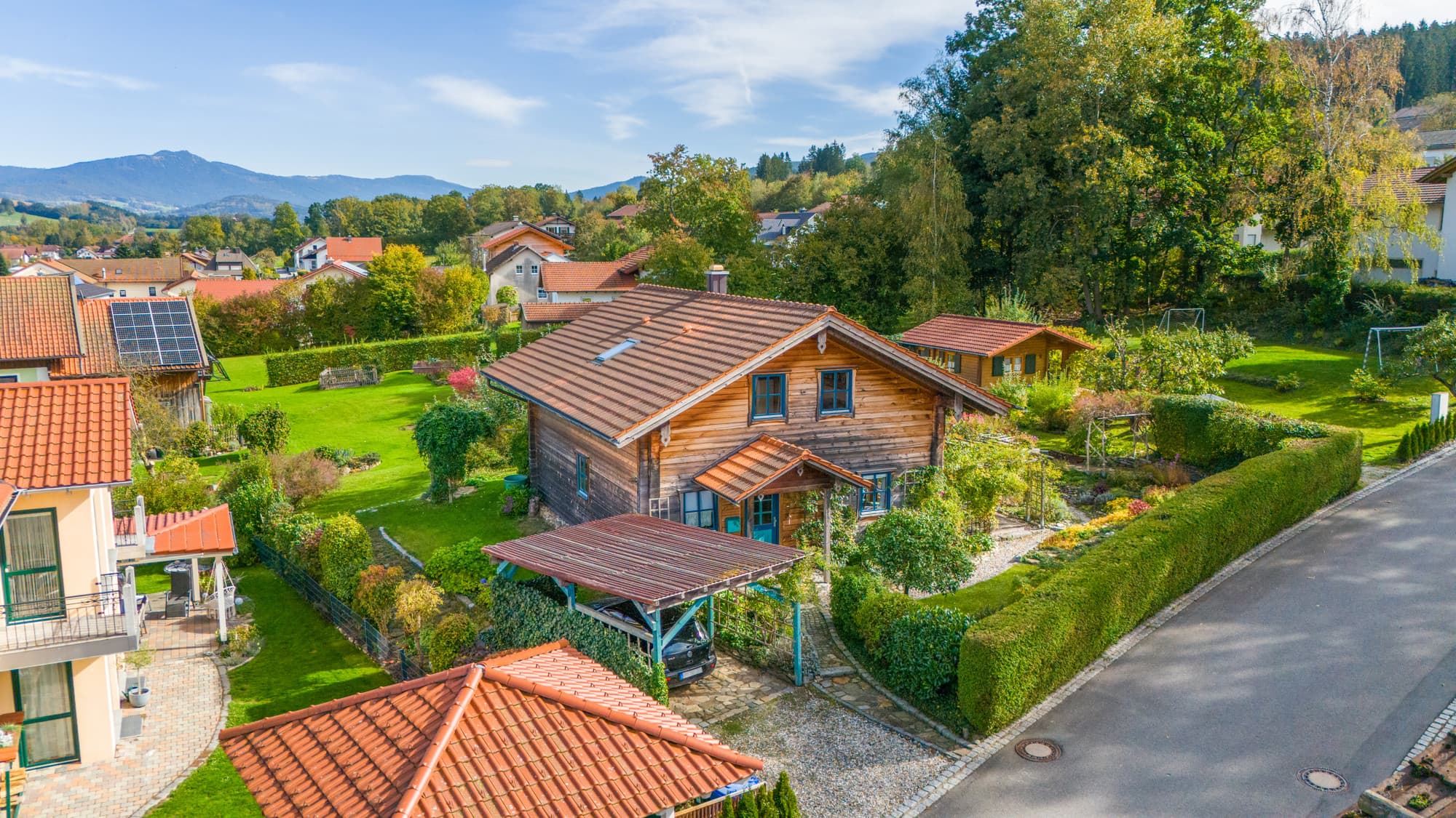 Holzhaus mit Bergpanorama in Hohenwarth!
